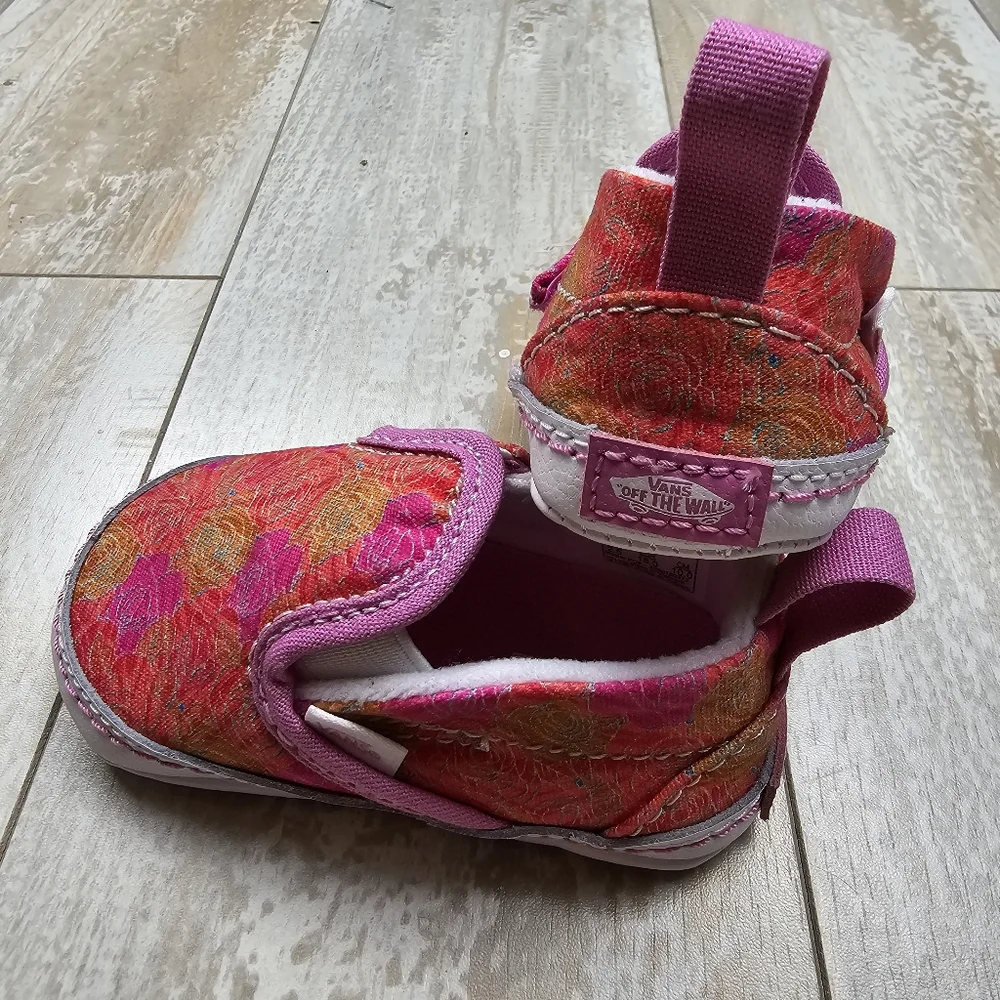 Vans Slip-On Crib Shoes Rose Camo